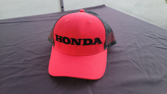 Honda Marine Honda Hat Red - Front View