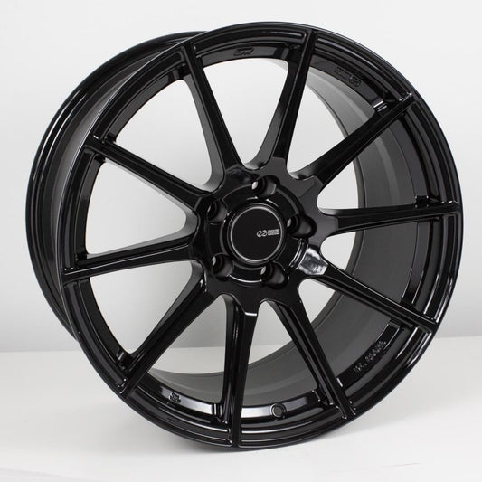 Enkei TS10 18x8 5x112 +45 Black wheel