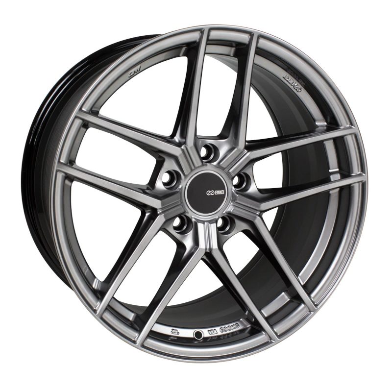 Enkei TY5 19x8.5 5x114.3 +35 Hyper Silver wheel