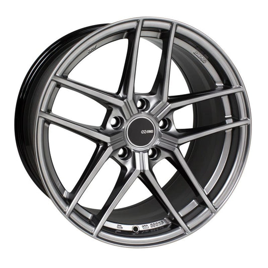 Enkei TY5 19x8.5 5x114.3 +35 Hyper Silver wheel