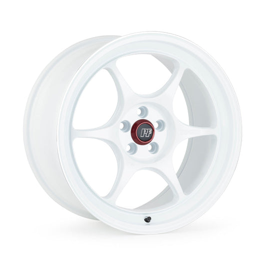 Enkei PF06 15x8 4x100 +35 White Machined wheel