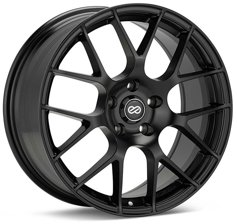 Enkei Raijin 18x9.5 5x100 +45 Black wheel