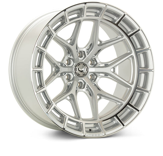 Vossen HFX-6 22x9.5 - 6x139.7 - ET20 - Deep - 106.1 - Silver Polished Wheel – performance automotive part SKU VOSHFX6-2G24