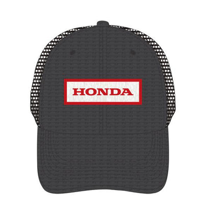 Honda Trucker Grey Mesh Hat with Red Honda Logo