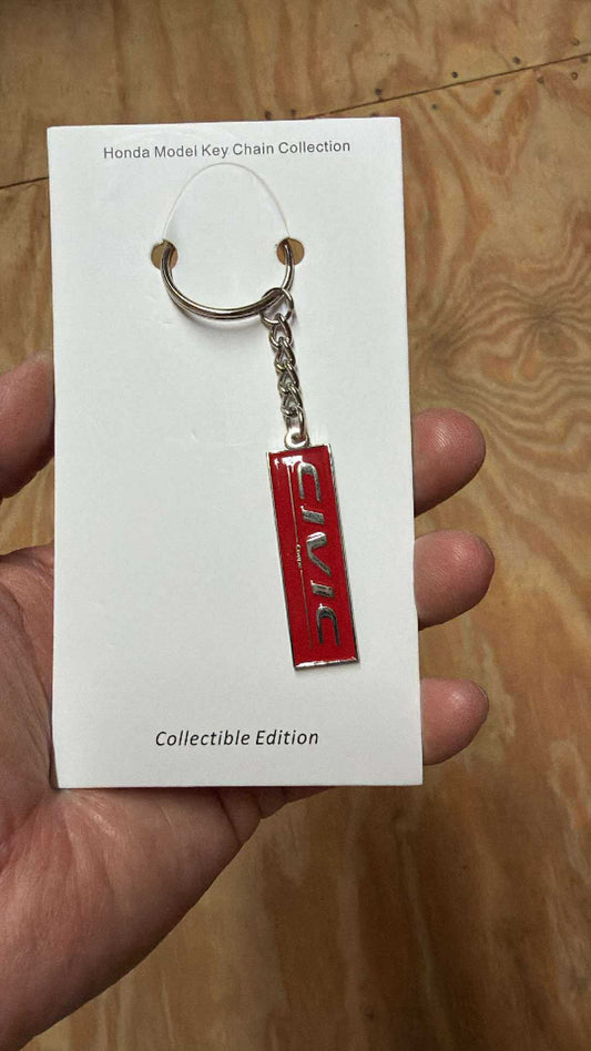 Honda Civic Metal Keychain - Official Licensed Product