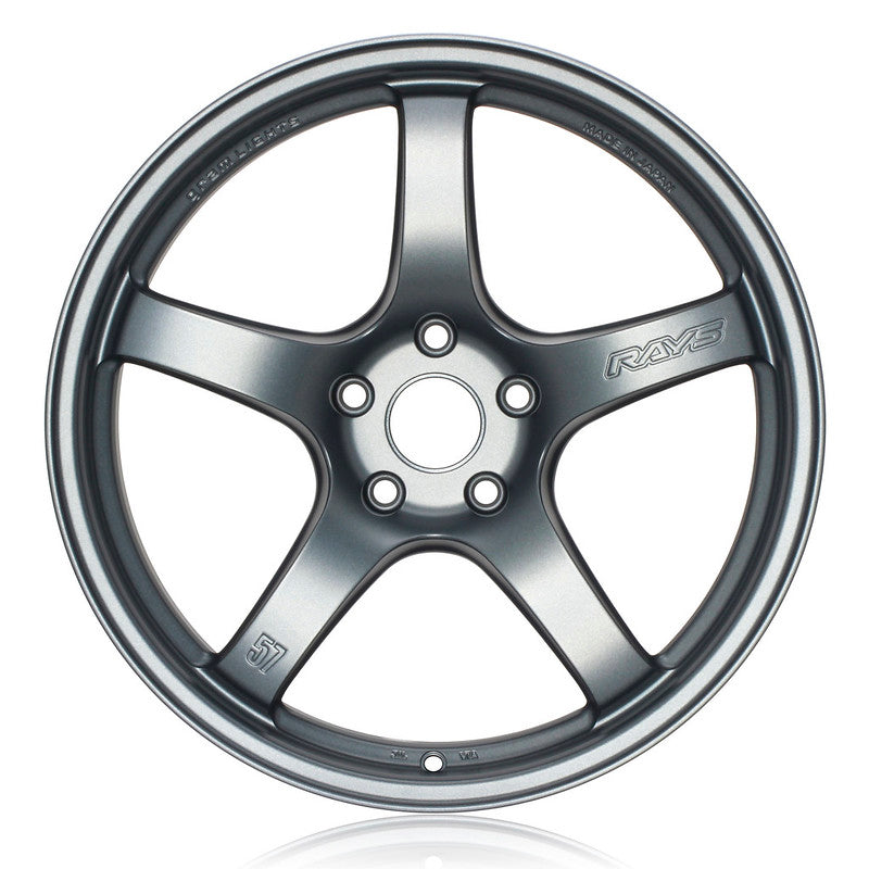 Gram Lights 57CR 18x9.5 +38 5x120 Gun Blue 2 Wheel (Price per wheel)
