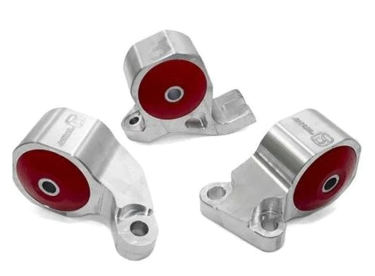 Innovative Mounts Innovative 88-91 Civic D-Series Silver Aluminum Mounts 60A Bushings (Cable) - Front View