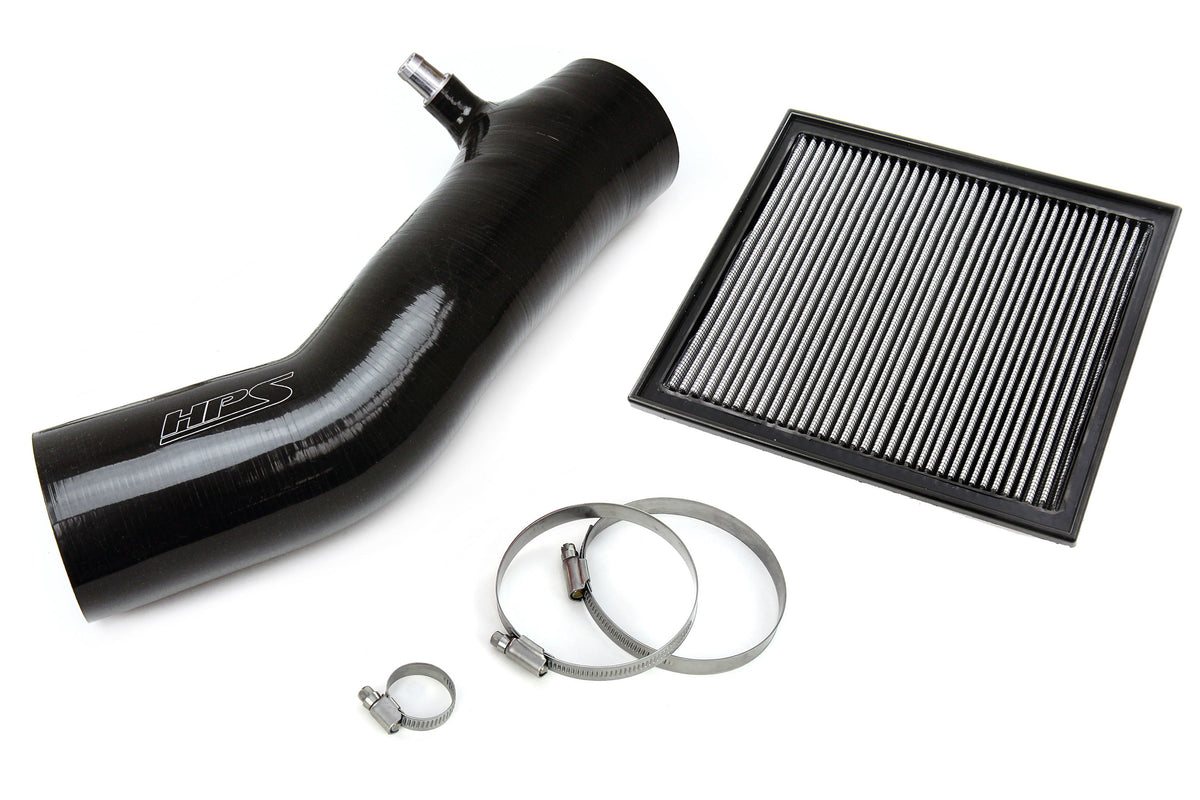 Ahc Kit HPS Performance Silicone Air Intake Kit with Drop in Air Filter, Black ...