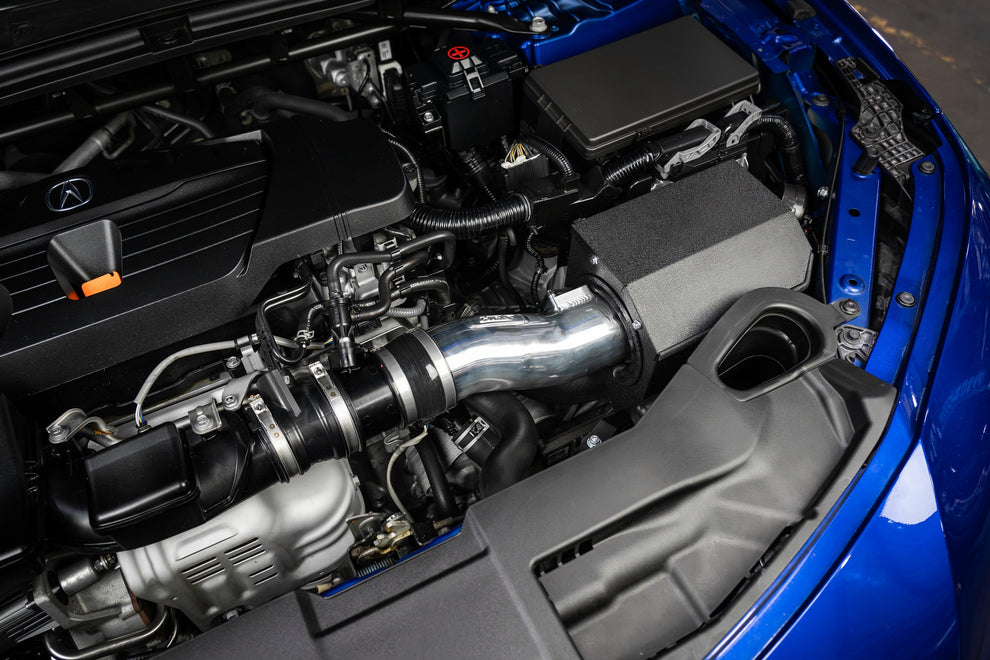 HPS Performance Air Intake Kit with Heat Shield, Polished, 827-731P ...