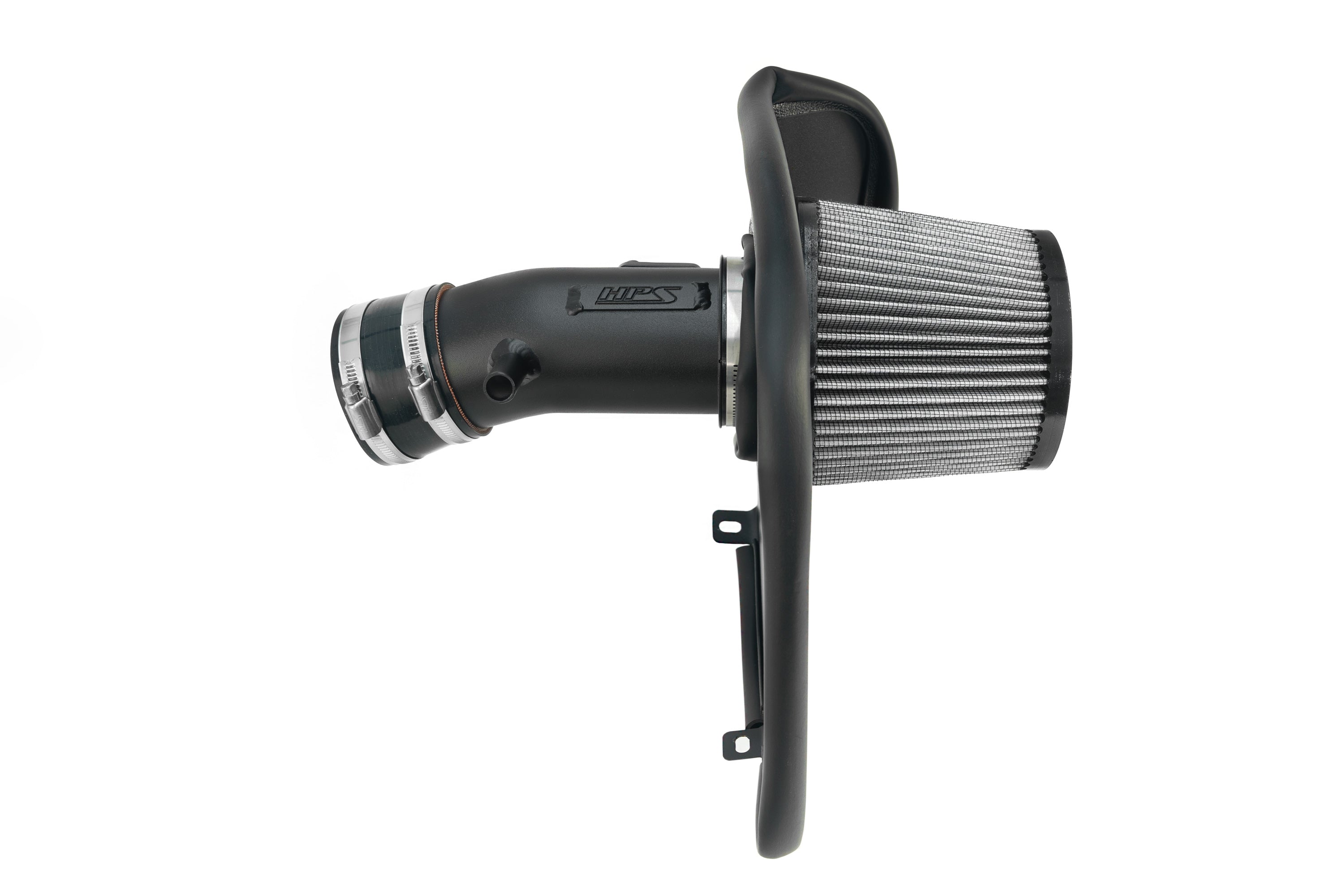 HPS Performance Air Intake Kit with Heat Shield, Black, 827-740WB ...