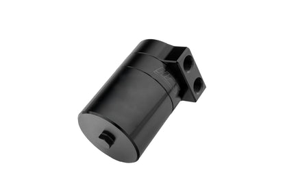 HPS Performance Billet Aluminum Oil Catch Can Kit, Black, 860-015WB