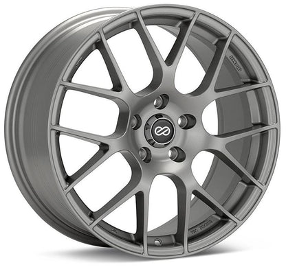Enkei Raijin 18x9.5 5x100 +45 Black wheel