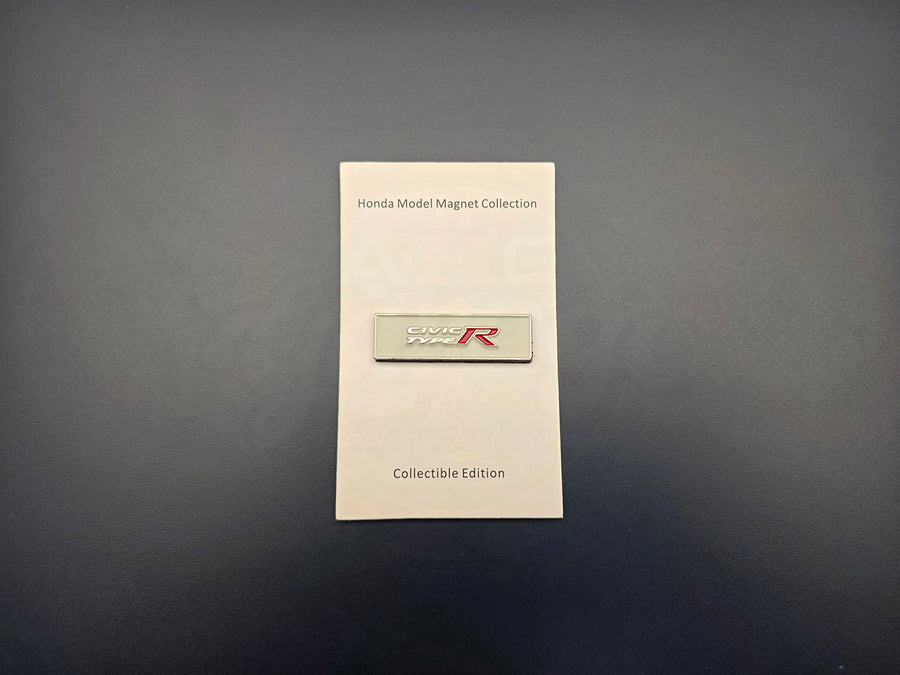 Official Honda Civic Type R magnetic clothing badge with backing plate