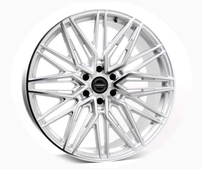 Vossen HF6-5 20X9.5 / 6X135 / ET15 / DEEP / 87.1 - Silver Polished Wheel