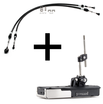 Hybrid Racing Hybrid Racing A2 K-Swap Shifter & Shifter Cable Combo - Front View