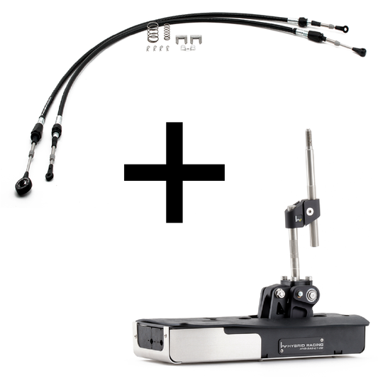 Hybrid Racing Hybrid Racing A2 K-Swap Shifter & Shifter Cable Combo - Front View