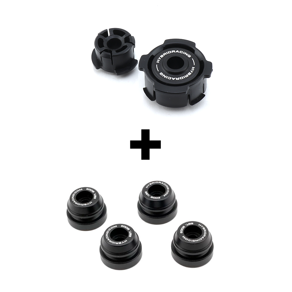Hybrid Racing Hybrid Racing Shifter Cable Bushing & Base Bushing Combo (16-23 Civic) - Front View