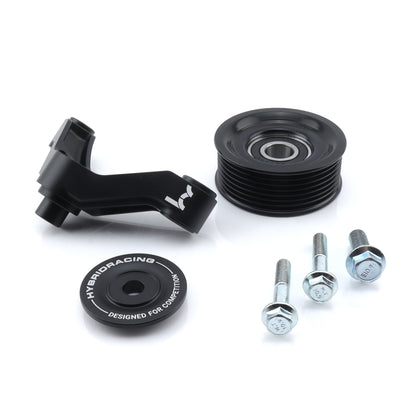 Hybrid Racing Hybrid Racing K-Series Idler Bracket, Pulley & Belt Combo - Front View