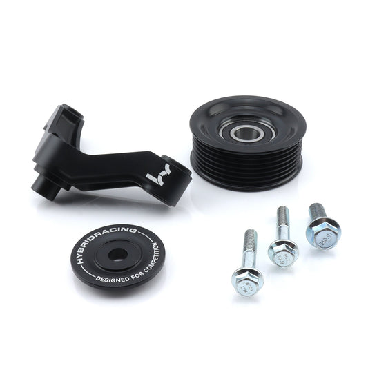 Hybrid Racing Hybrid Racing K-Series Idler Bracket, Pulley & Belt Combo - Front View