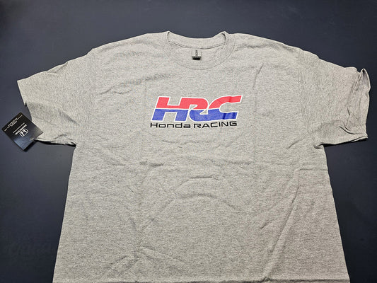 HRC Honda Racing Grey T-Shirt Front View
