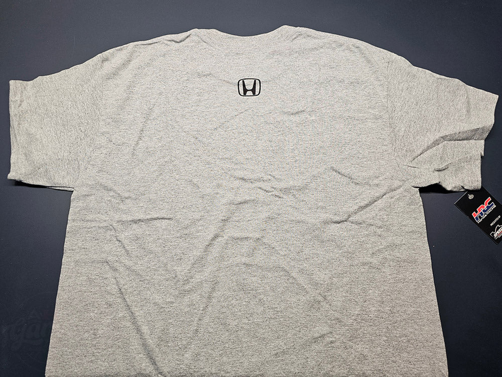 Back View of HRC Honda Racing Motorsport Shirt