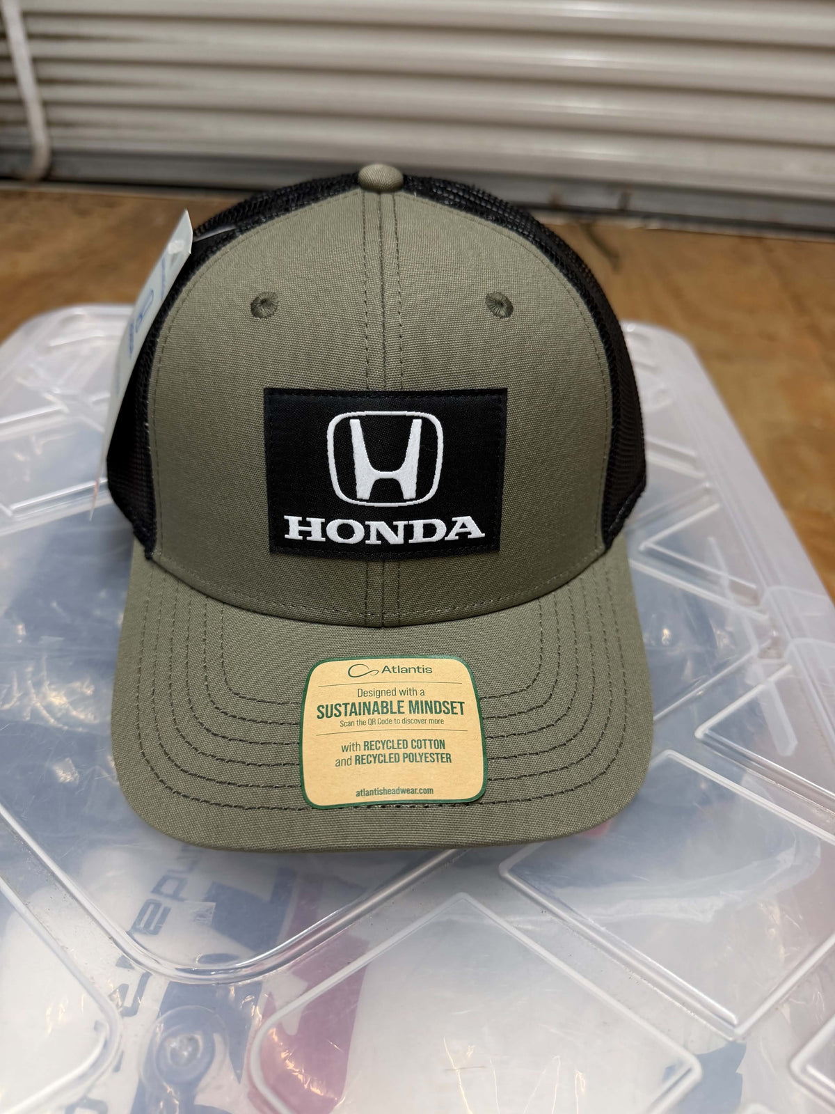 Honda Army Green Trucker's Hat