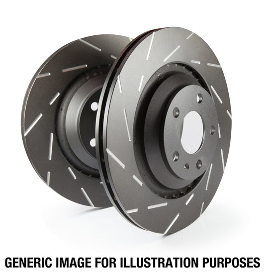 EBC USR Slotted Rear Brake Rotors (Pair) for Honda S2000 '00-09