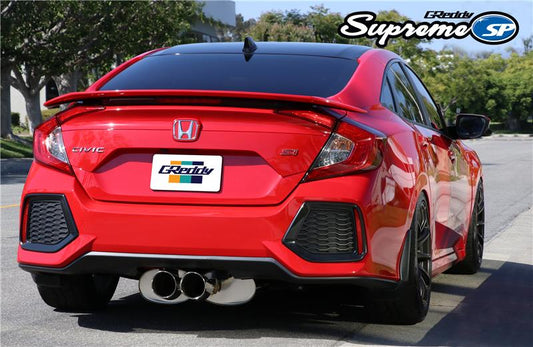Greddy Greddy Supreme SP Exhaust System for 2017-2021 Honda Civic Si Sedan - Front View