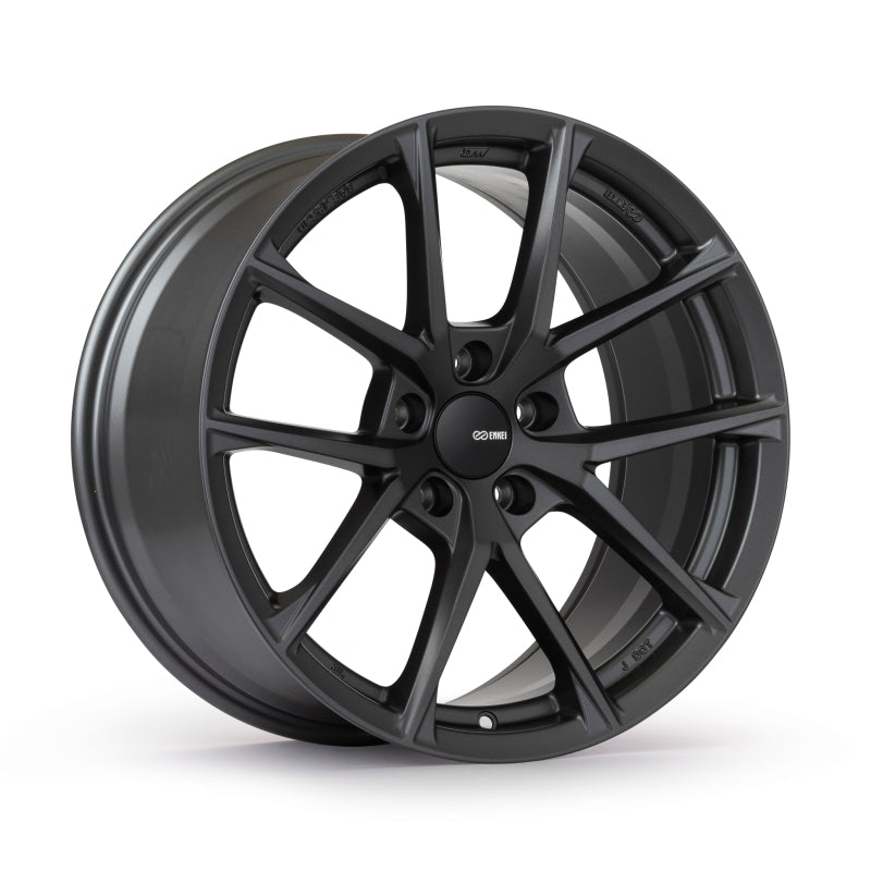 Enkei Helix 18x9.5 5x114.3 +38 Gloss Gunmetal wheel