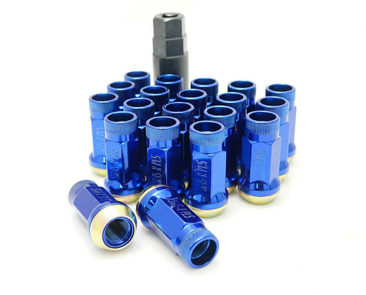 Wheel Mate Wheel Mate Muteki SR45R Lug Nut Kit 12x1.25 - Blue - Front View