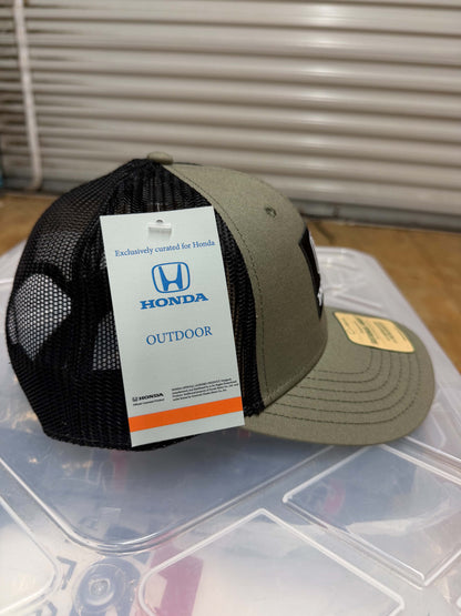 Honda Army Green Trucker's Hat