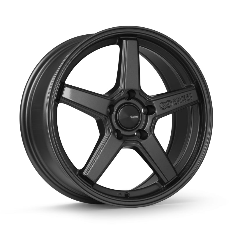 Enkei Quasar 18x8 5x114.3 +35 Gloss Gunmetal wheel