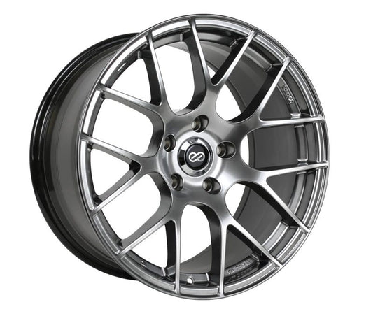 Enkei Raijin 19x8.5 5x114.3 +35 Hyper Silver wheel