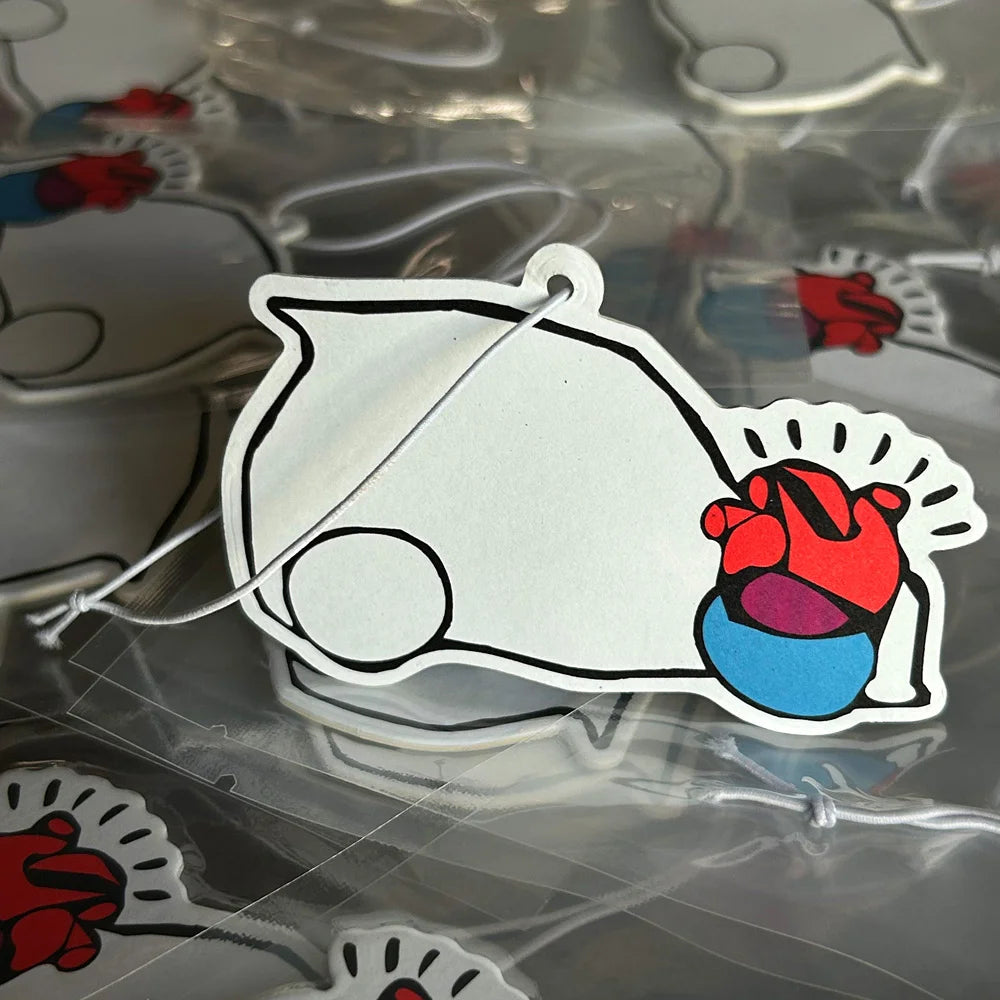 FF Squad FF Heart Air Freshener - Front View