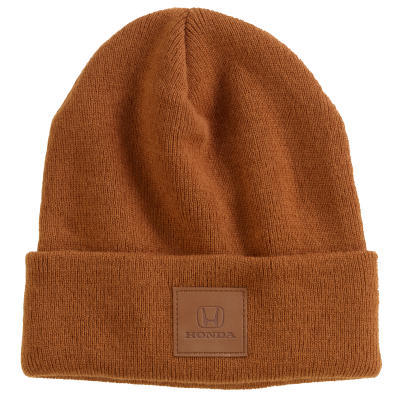 Honda Honda Knit Beanie - Tan - Front View