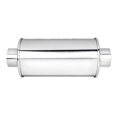 DC Sports Exhaust DC Sports Universal Round Muffler 3" Inlet 4" Outlet