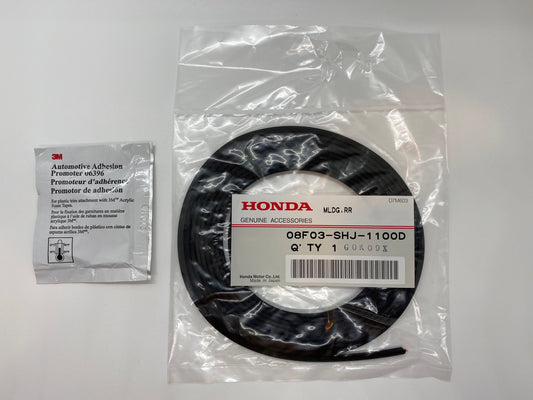 Genuine Acura/Honda Bumper Lip Spoiler Rubber Molding Strip Trim Black Tape