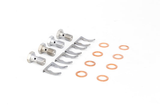 Goodridge 20018 G-Stop stainless brake line kit Hardware, Banjo, washers, C-Clips